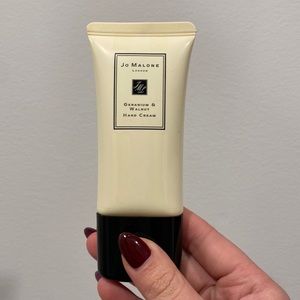 Jo Malone hand cream: geranium & walnut